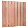 Geschaafde douglas plankenscherm 17-planks