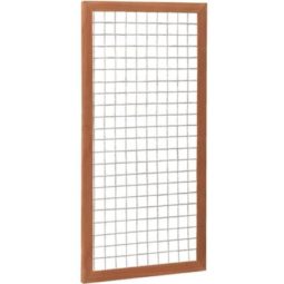 Hardhouten betonijzertrellis 90x180 cm