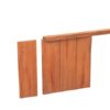 Hardhout geschaafde damwand 3x20cm