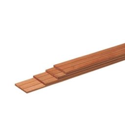 Hardhout geschaafde plank 1,5x14,5cm