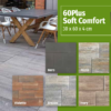 60Plus Soft Comfort Grigio 30x60x4cm - Afbeelding 2
