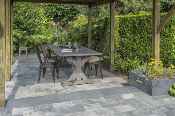 Abbeystones getrommeld Grijs/Zwart 30x40x6cm - Afbeelding 4