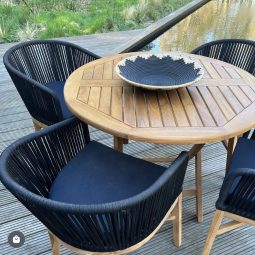 Lombok Dining Chair zwart