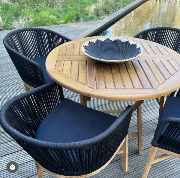 Lombok Dining Chair zwart