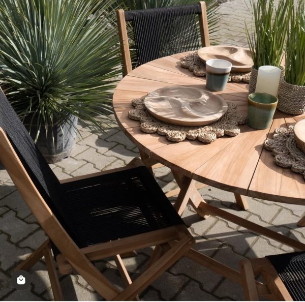 Teakhouten tafel Sun