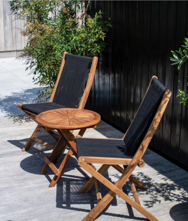 Teakhouten bijzettafel Sun - Afbeelding 2