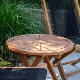 Teakhouten bijzettafel Sun