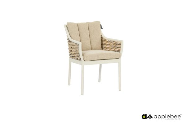 Applebee Dining armchair Milou Oyster