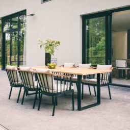 Applebee Dining Table 240 Alu Black Condor