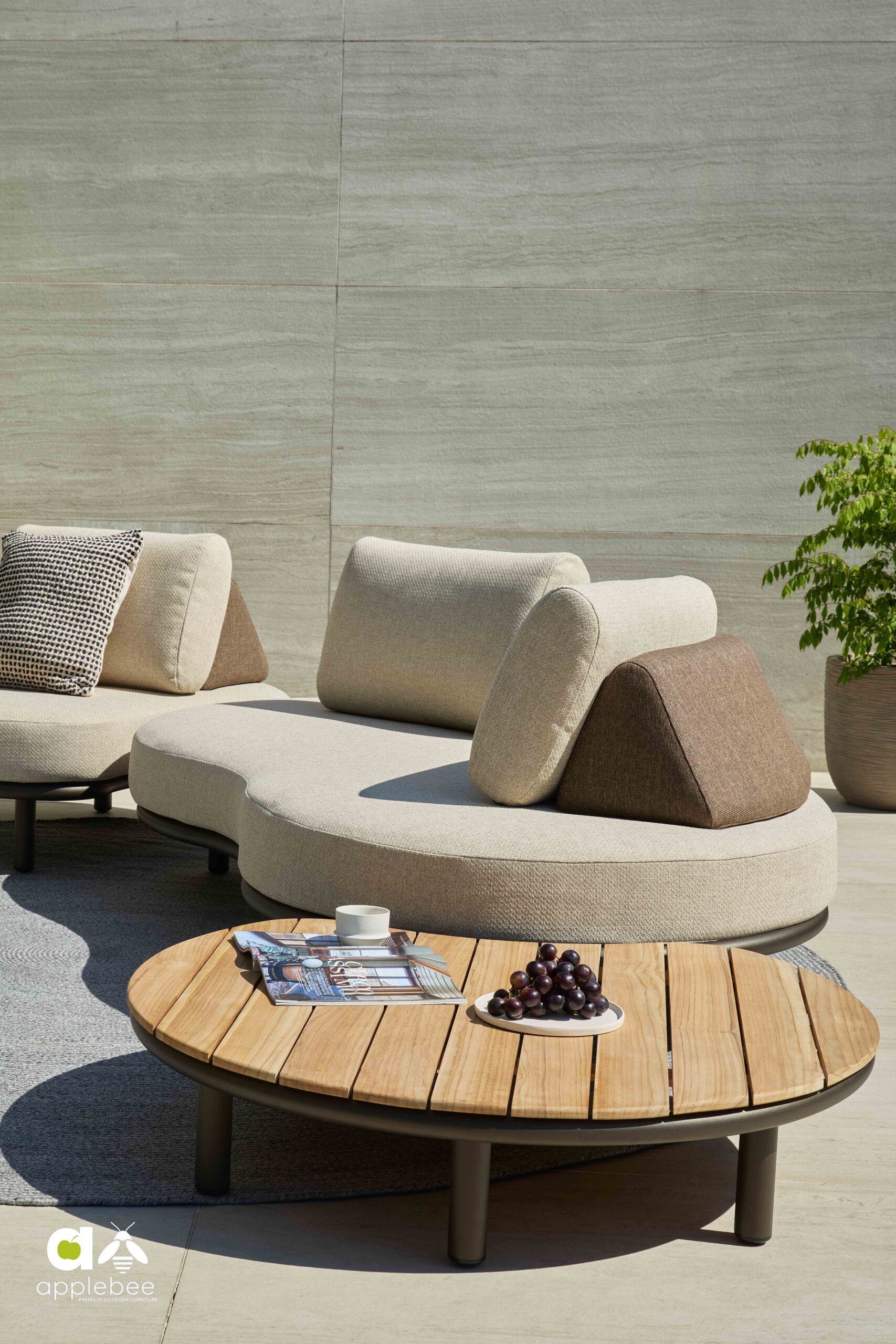 Applebee Loungeset Moon Island Bronze - Afbeelding 10
