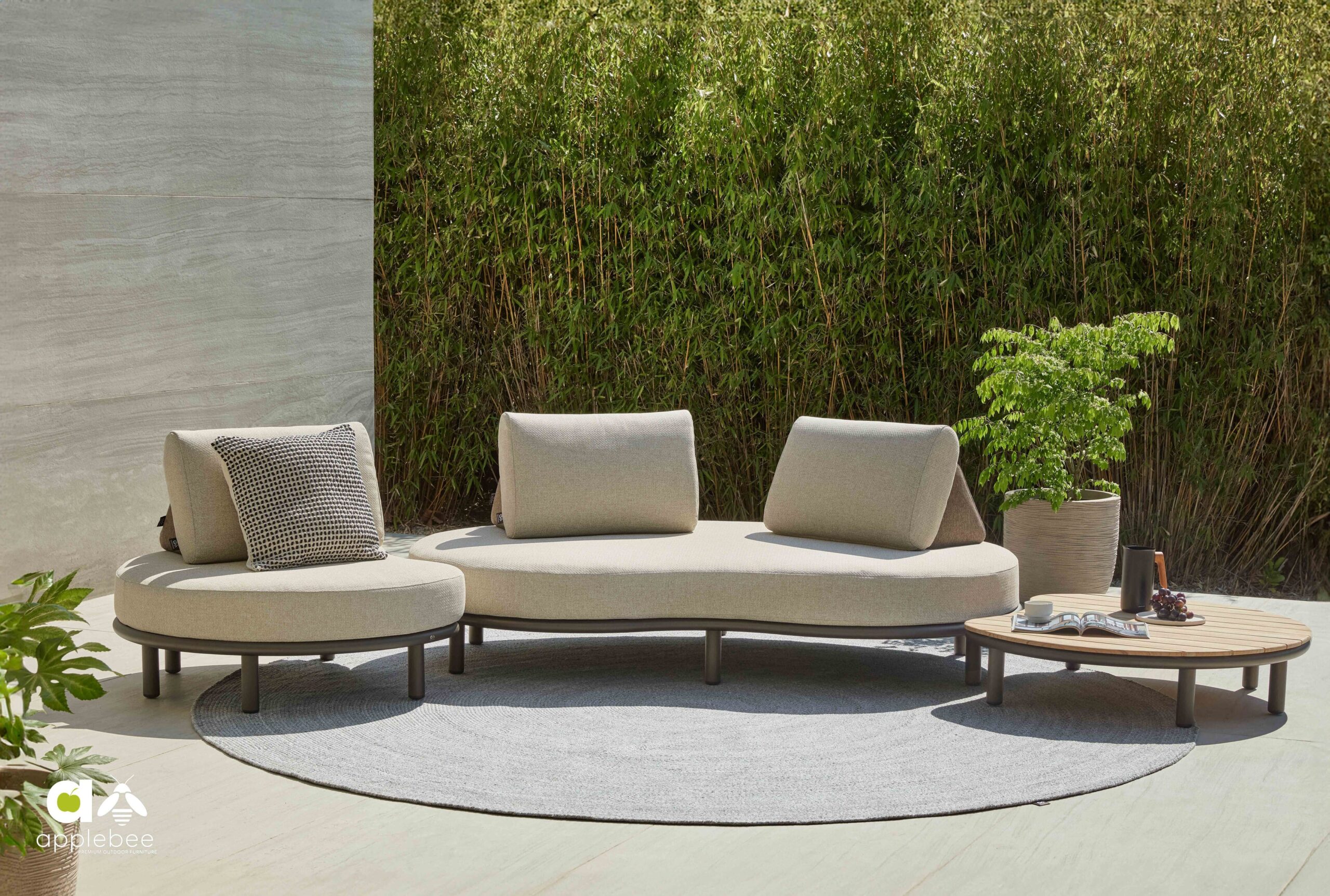 Applebee Loungeset Moon Island Bronze